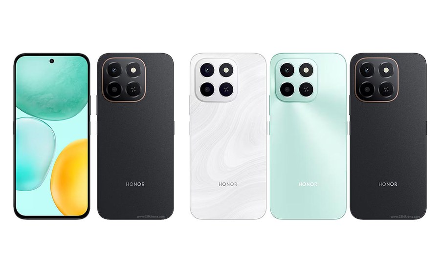 Honor X6C, front and back
