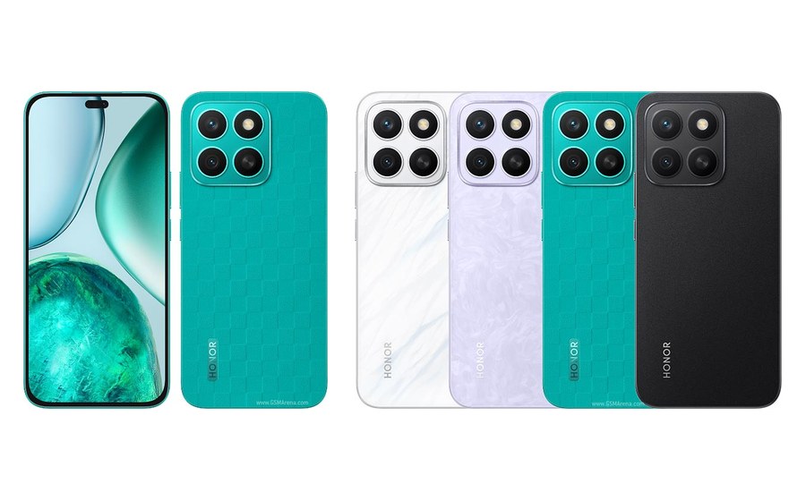 Honor X8C, front and back