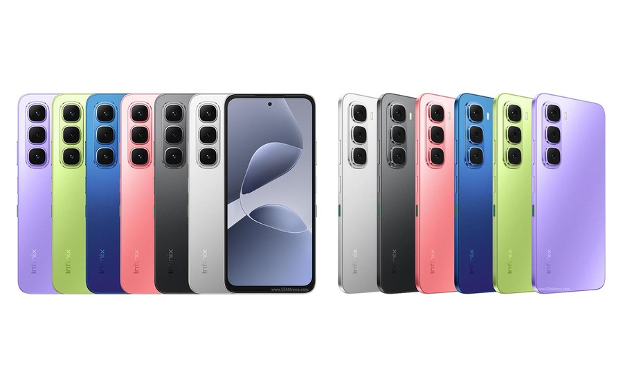 Infinix HOT 60i, front and back