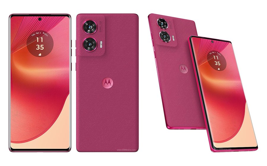 Motorola EDGE 50 FUSION, front and back