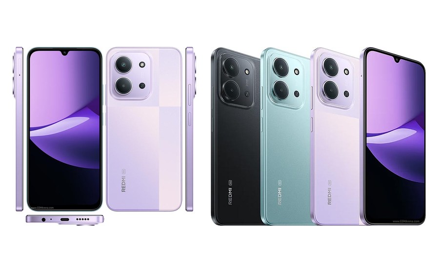 Redmi 15C, front and back