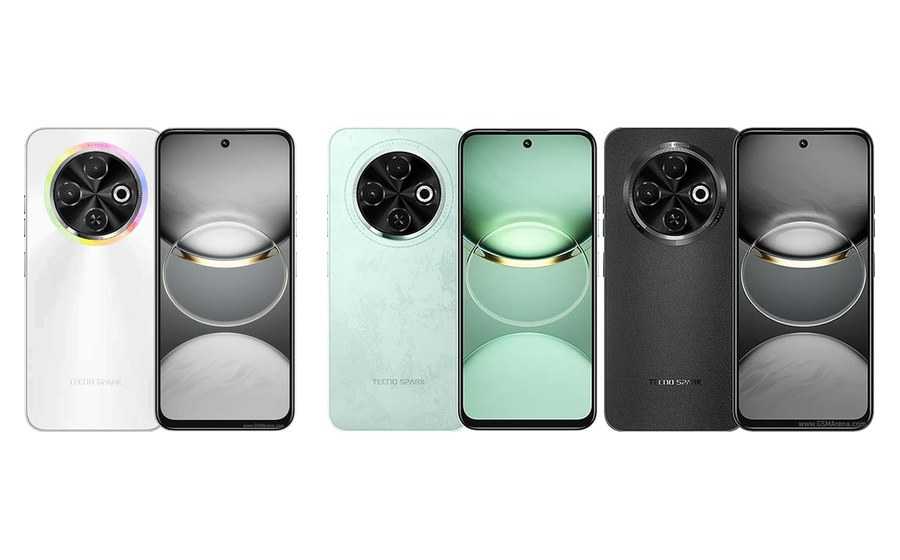 Tecno SPARC 30C, front and back